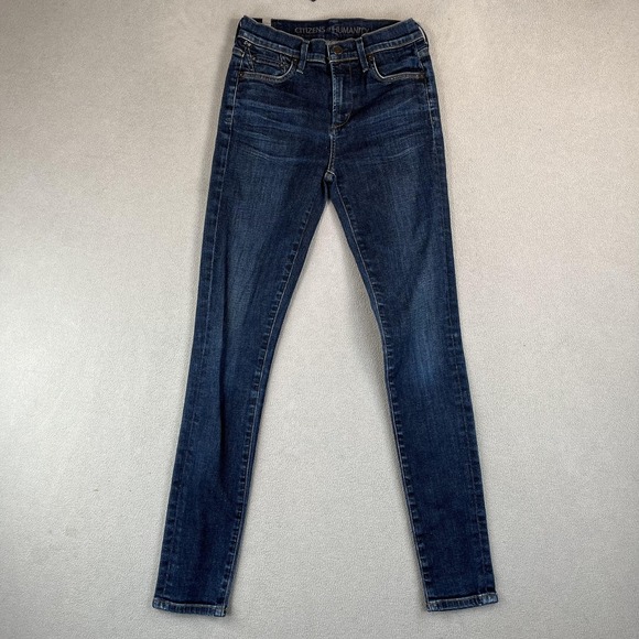 Citizens of Humanity Jeans Womens 26 Blue Rocket High Rise Skinny Denim Stretch - Picture 1 of 15